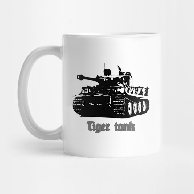 ww2 tiger tanks sticker panzer by untagged_shop